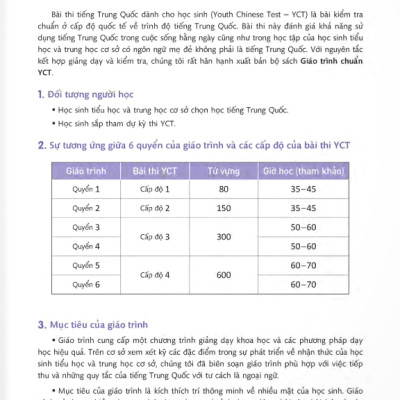 Giáo Trình Chuẩn YCT 2