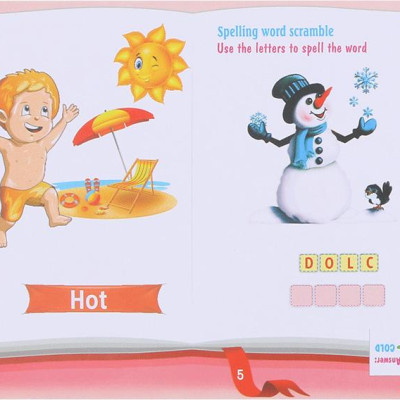 Những Cặp Từ Vựng Trái Nghĩa Và Trò Chơi Ghép Chữ - Opposite Words In Pictures (Tập 1)