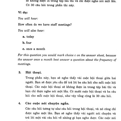 Luyện Kỹ Năng Nghe - Nói - Đọc - Viết Để Đạt Kết Quả Tốt Cho Kỳ Thi Toeic (Kèm CD)