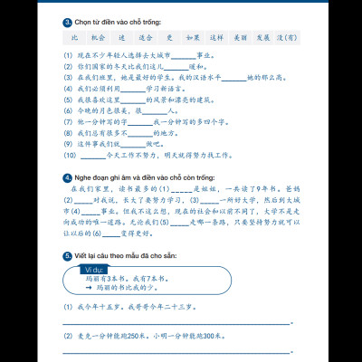 Sách Giáo Trình Hán Ngữ 3 + 4 - Tự Học Tiếng Trung Cấp Tốc Cho Người Việt - Trình độ HSK 3,4 - Phiên Bản Đặc Biệt - Tiếng Trung Dương Châu