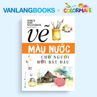 Sách Vẽ Màu Nước Cho Người Mới Bắt Đầu (Tái Bản 2025) + Hộp 48 Bút Lông Màu Acrylic Marker - Vanlangbooks x Colormate