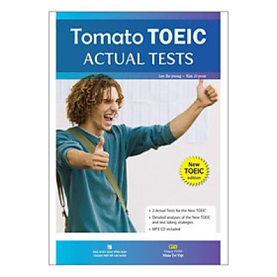 Sách - Tomato Toeic Actual Tests (Kèm CD) - Nhân Trí Việt