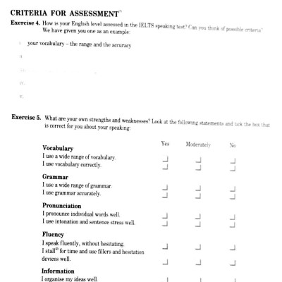 Tài liệu luyện thi IELTS kỹ năng nói - IELTS speaking preparation and practice