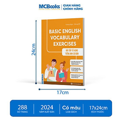 Basic English Vocabulary Exercises - Bài tập từ vựng tiếng Anh cơ bản