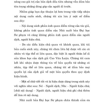 Ý Thức Luận (Essai Sur Les Données Immédiates De La Conscience) - Henri Bergson; Cao Văn Luận dịch; Phạm Anh Tuấn hiệu chú (Tái bản 2024)