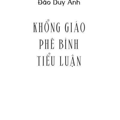 Sách - Khổng Giáo phê bình tiểu luận (Nhã Nam HCM)