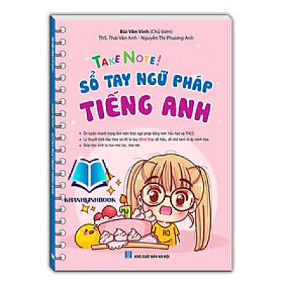Sách - TAKE NOTE ! Sổ tay ngữ pháp tiếng anh (mềm)