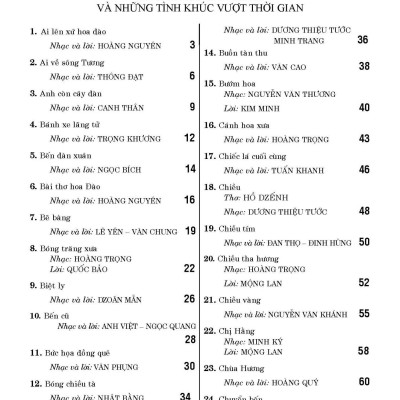100 Ca Khúc Tiền Chiến Và Những Tình Khúc Vượt Thời Gian (Tái Bản)