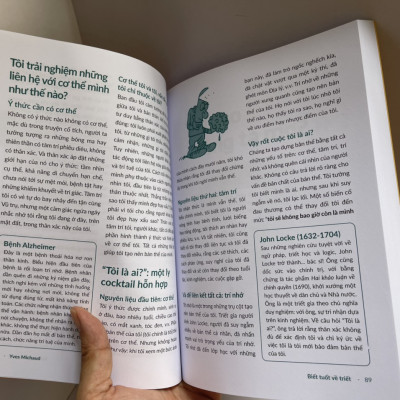 BIẾT TUỐT VỀ TRIẾT - TRÒ CHUYỆN GIỮA TRIẾT GIA VÀ BẠN TRẺ VỀ NHỮNG VẤN ĐỀ TRIẾT HỌC CĂN BẢN– Yves - Alexandre Thalmann , Manu Boisteau- Văn Thị Hường dịch – Nhã Nam-  NXB Dân Trí
