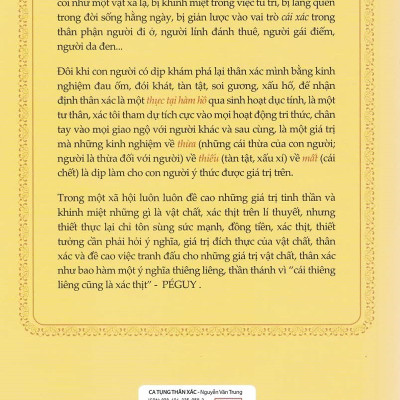 Ca Tụng Thân Xác