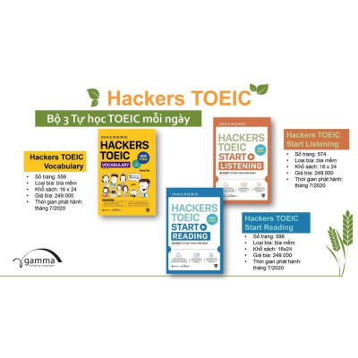 Hackers Toeic Start Reading - Bản Quyền