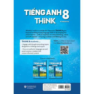 Sách - Giáo Khoa Tiếng Anh 8 THiNK (Work Book)
