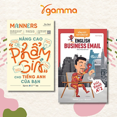 Combo: Manners - Nâng Cao “Phẩm Giá” Cho Tiếng Anh Của Bạn + Sống Sót Nơi Công Sở  - Viết Mail Từ A - Z
