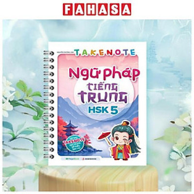 Sách - Takenote Ngữ Pháp Tiếng Trung HSK 5