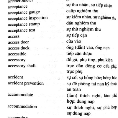 Từ Điển Cơ Khí Và Công Trình Anh -Việt 40.000 Từ
