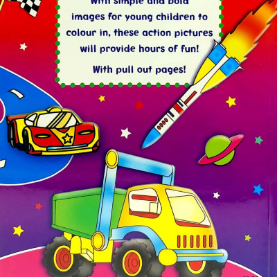 Bumper Things That Go Coloring