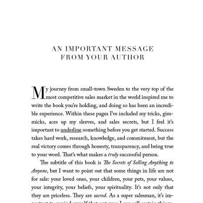 The Sell: The Secrets Of Selling Anything To Anyone