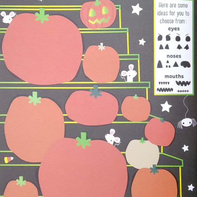 Glow In The Dark Puffy Stickers Happy Halloween!
