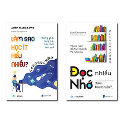  Sách - Combo 2 Cuốn Làm Sao Học Ít Hiểu Nhiều Và Đọc Nhiều Nhớ Được Bao Nhiêu