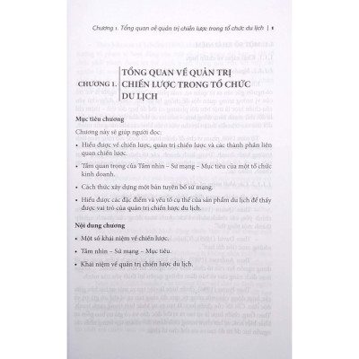 Giáo Trình Quản Trị Chiến Lược Trong Tổ Chức Du Lịch ( KT)