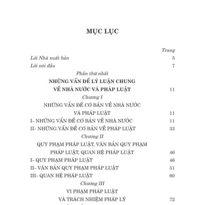 Pháp luật đại cương. Dùng trong các trường đại học và trung cấp (xuất bản lần thứ 21, có sửa chữa, bổ sung) - bản in 2024