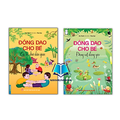 Sách - Combo 2c - Đồng dao cho bé - Động vật đáng yêu & Các trò chơi dân gian