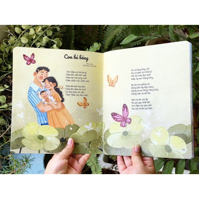 Sách cho mẹ bầu mang thai lần đầu - Cuốn Dành tặng riêng con Bìa cứng Sách thai giáo