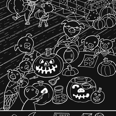 Halloween Hidden Pictures Puzzles To Highlight