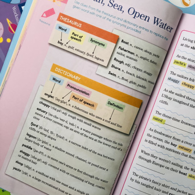 Sách summer brain quest 4&5 phát triển tư duy iq cho bé - in màu ( tiếng anh, 9 - 10 tuổi )