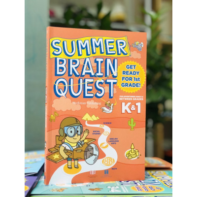 Sách Summer brain quest k1 ( 5 - 6 tuổi ) - Sách cho trẻ bằng tiếng anh