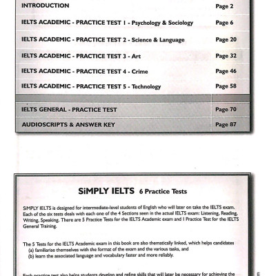Simply IELTS - 6 Practice Tests (Kèm CD)