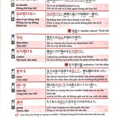 3000 Từ Vựng Cần Thiết Cho Kỳ Thi Năng Lực Nhật Ngữ N1