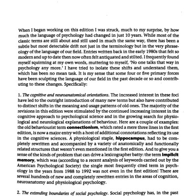 The Penguin Dictionary of Psychology: Fourth Edition