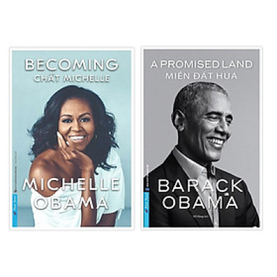 Combo Becoming (Chất Michelle) + A Promised Land (Miền Đất Hứa) Bản Quyền