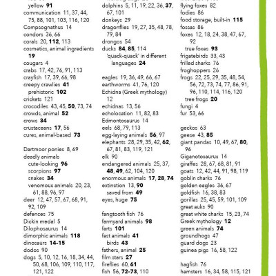 Lists For Curious Kids: Animals: 206 Fun, Fascinating And Fact-Filled Lists