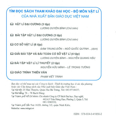 Bài Tập Vật Lý Đại Cương, Tập 1: Cơ - Nhiệt