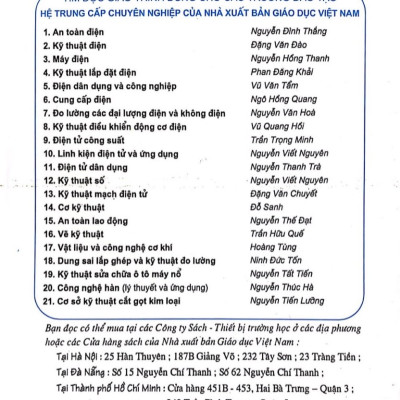 Giáo trình máy điện (sách dùng cho các trường đào tạo hệ trung cấp chuyên nghiệp)