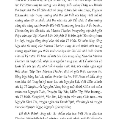 Người Bạn Tài Hoa Và Chí Tình (Tiểu luận - Nghiên cứu - Sáng tác) - Tác giả Marian Tkachev; Thúy Toàn, Phạm Vĩnh Cư (Chủ biên và dịch)