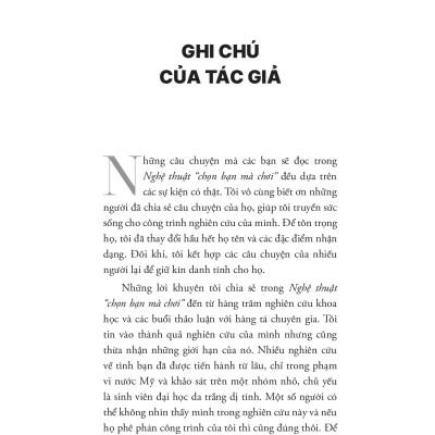 Nghệ Thuật “Chọn Bạn Mà Chơi” - Vận Dụng Khoa Học Để Cải Thiện Chất Lượng Và Số Lượng Các Mối Quan Hệ Của Bạn