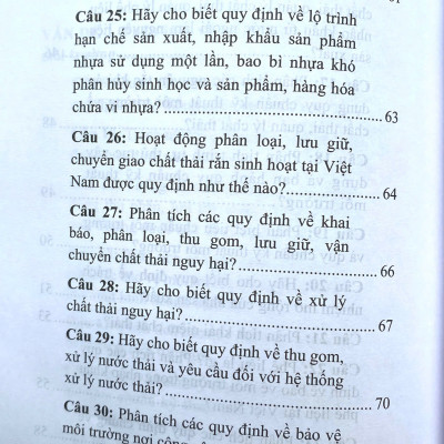 Hướng Dẫn Ôn Tập Luật Môi Trường