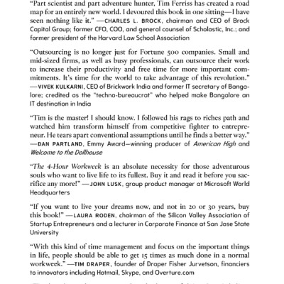 The 4-Hour Work Week : Escape The 9-5, Live Anywhere And Join The New Rich