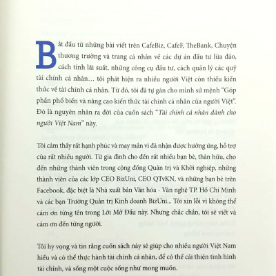 Tài Chính Cá Nhân Dành Cho Người Việt Nam - Tặng Kèm Khóa Học Online Về Tài Chính Cá Nhân (In Lần 2)