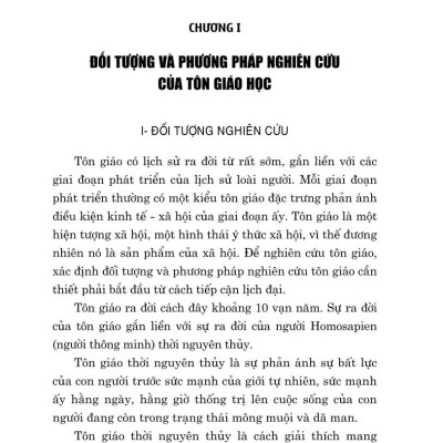 Giáo trình tôn giáo (bản in 2024)