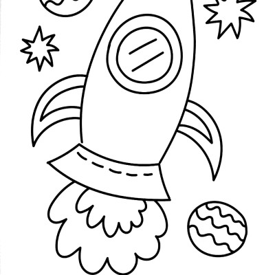 Bumper Space Colouring