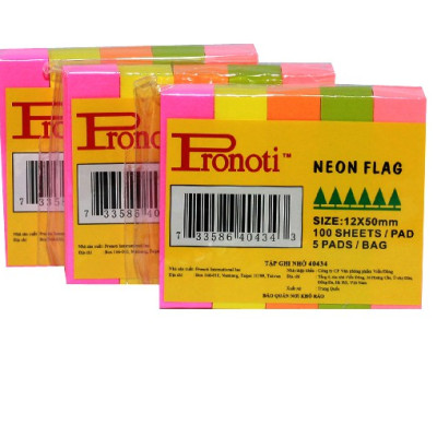 Giấy notes 5 màu giấy Pronoti 40434