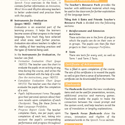 Tiếng Anh 5 Extra and Friends - Teacher