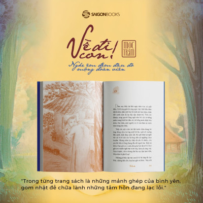 Sách - Về Đi Con - Nghe Êm Đềm Đâu Đó Mộng Đoàn Viên - Bìa Mềm