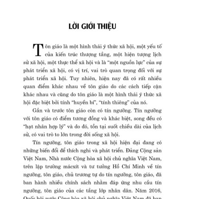 Giáo trình tôn giáo (bản in 2024)