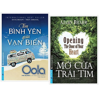 Combo Tìm bình yên giữa vạn biến + Mở cửa trái tim - Bản Quyền