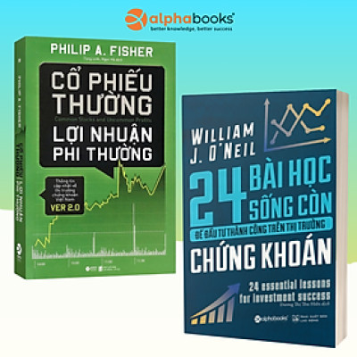 Combo Cổ Phiếu Thường Lợi Nhuận Phi Thường + 24 Bài Học Sống Còn Để Đầu Tư Thành Công Trên Thị Trường Chứng Khoán